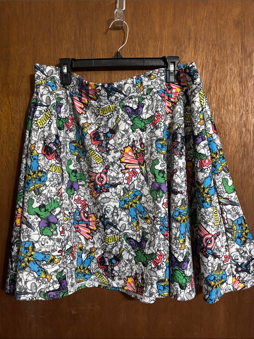 Marvel skater a-line skirt with pockets